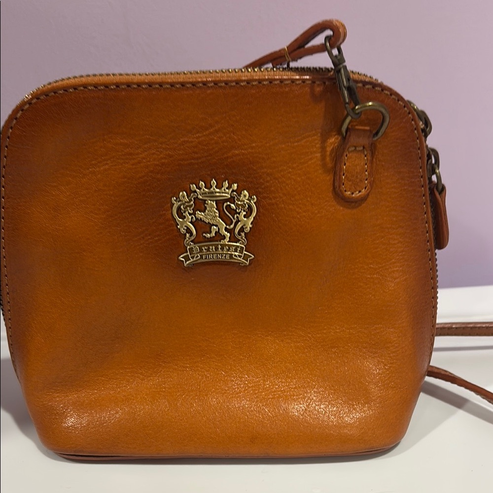 Brown Leather Crossbody Bag